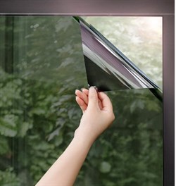 Солнцезащитная тонировочная пленка с зеркальным эффектом для окон с затемнением до 85% (размер 0,96х5,4 метра), многоразовая Original - фото 6593
